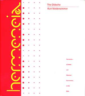 The Didache de Kurt Niederwimmer