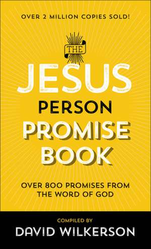 The Jesus Person Pocket Promise Book – 800 Promises from the Word of God de David Wilkerson