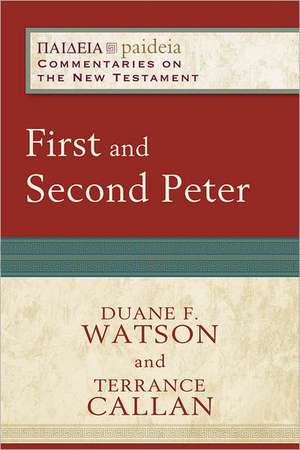 First and Second Peter de Terrance D. Callan