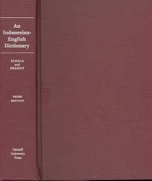 An Indonesian–English Dictionary de John Echols