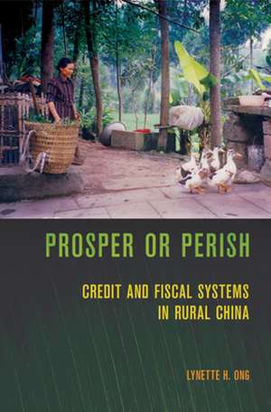 Prosper or Perish – Credit and Fiscal Systems in Rural China de Lynette H. Ong