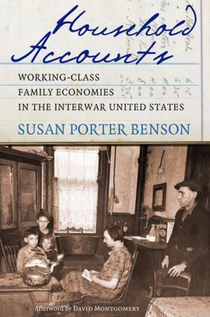 Household Accounts – Working–Class Family Economies in the Interwar United States de Susan Porter Benson