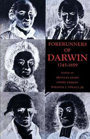 Forerunners of Darwin, 1745–1859 de Glass