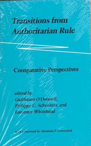 Transitions from Authoritarian Rule V 3 de O′Donnell