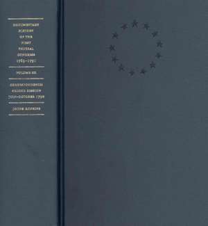 Documentary History of the First Federal Congress of the United States of America, Mar 4,1789–Mar 3, 1791 Correspondence: 2nd Session, Jul–Oct90 V20 de United States Congress
