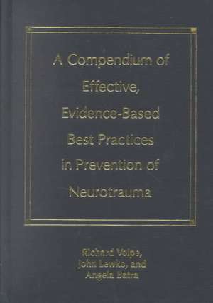 A Compendium of Effective, Evidence-Based Best Practices in the Prevention of Neurotrauma de Richard Volpe