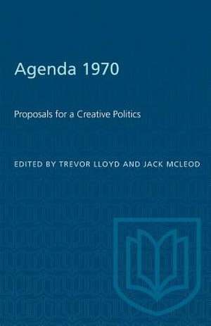 AGENDA 1970 PROPOSALS CREATIVE POLITIP