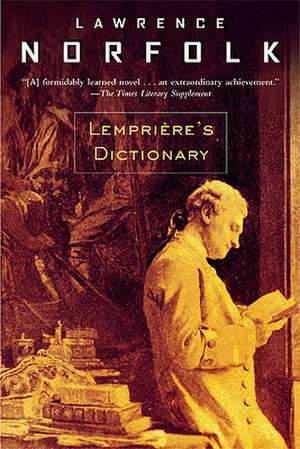 Lempriere's Dictionary de Lawrence Norfolk