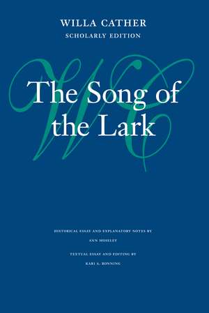 The Song of the Lark de Willa Cather