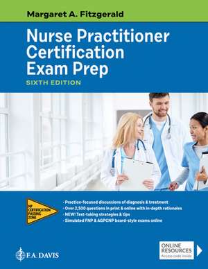 Nurse Practitioner Certification Exam Prep de Margaret A Fitzgerald