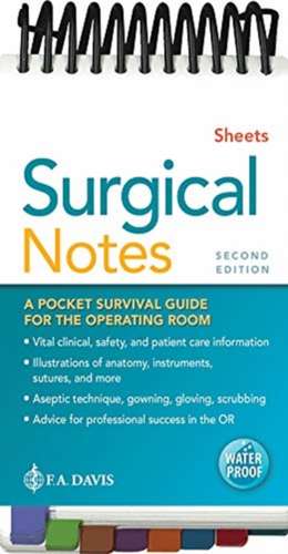 Surgical Notes de Susan D. Sheets