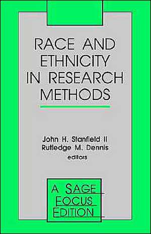 Race and Ethnicity in Research Methods de John H. Stanfield