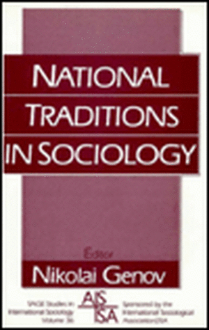 National Traditions in Sociology de Nikolai B. Genov