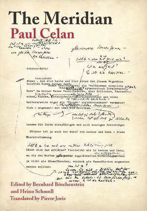 The Meridian: Final Version—Drafts—Materials de Paul Celan