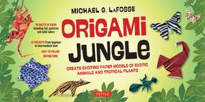 Origami Jungle Kit: Create Exciting Paper Models of Exotic Animals and Tropical Plants: Kit with 2 Origami Books, 42 Projects and 98 Origami Papers de Michael G. LaFosse