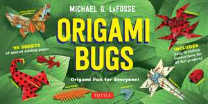 Origami Bugs Kit: Origami Fun for Everyone!: Kit with 2 Origami Books, 20 Fun Projects and 98 Origami Papers: Great for Both Kids and Adults de Michael G. LaFosse