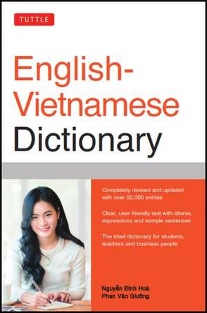 Tuttle English-Vietnamese Dictionary de Nguyen Dinh Hoa