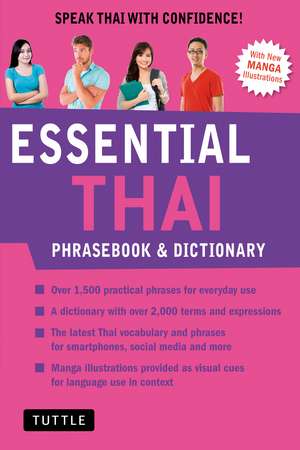 Essential Thai Phrasebook & Dictionary: Speak Thai with Confidence! (Revised Edition) de Jintana Rattanakhemakorn