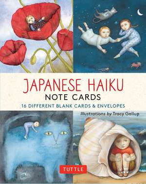 Japanese Haiku,16 Note Cards: 16 Different Blank Cards with 17 Star Patterned Envelopes in a Keepsake Box! de Esperanza Ramirez-Christensen