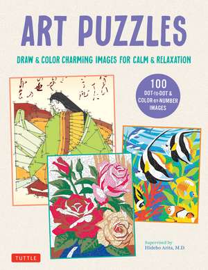 Art Puzzles: Draw & Color Charming Images for Calm & Relaxation de Hideho Arita M.D.