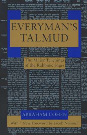 Everyman's Talmud de Abraham Cohen