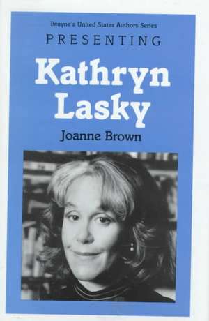 Young Adult Authors Series: Presenting Kathryn Lasky de Joanne Brown