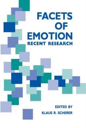 Facets of Emotion: Recent Research de K. R. Scherer