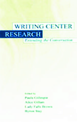 Writing Center Research de Paula Gillespie