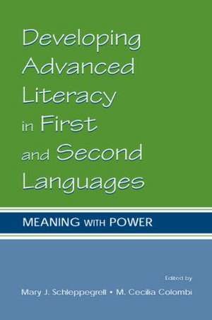 Developing Advanced Literacy in First and Second Languages: Meaning With Power de Mary J. Schleppegrell