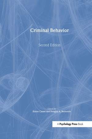 Criminal Behavior de Elaine Cassel