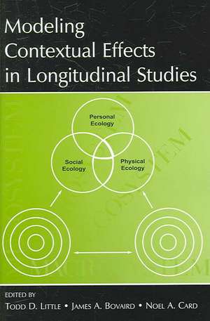 Modeling Contextual Effects in Longitudinal Studies de Todd D. Little