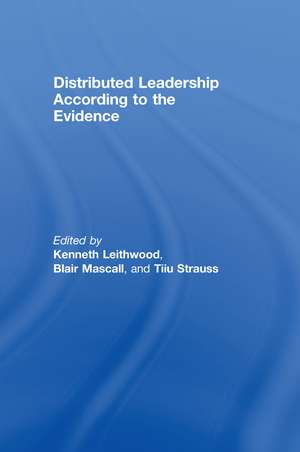 Distributed Leadership According to the Evidence de Kenneth Leithwood