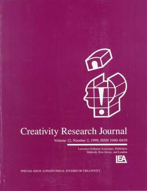 Longitudinal Studies of Creativity: A Special Issue of creativity Research Journal de Mark A. Runco