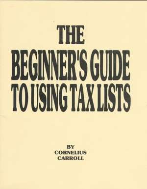 Beginners Guide to Lists de Carroll