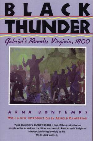 Black Thunder: Virginia, 1800 de Arna Wendell Bontemps