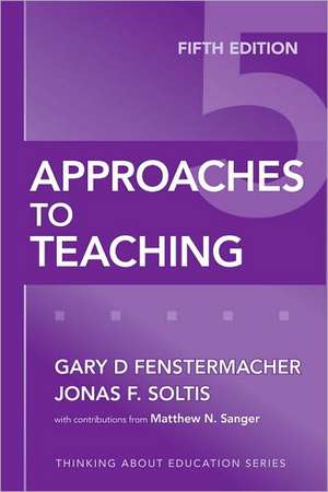 Approaches to Teaching de Gary D. Fenstermacher