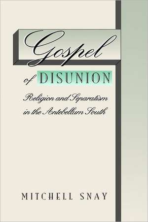 Gospel of Disunion de Mitchell Snay