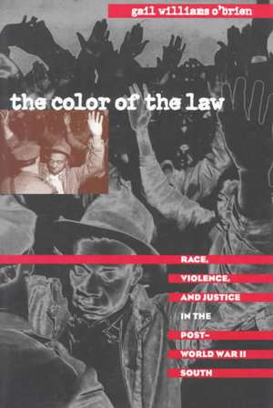 The Color of the Law de Gail Williams O'Brien