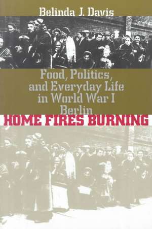 Home Fires Burning: Food, Politics, and Everyday Life in World War I Berlin de Belinda J. Davis