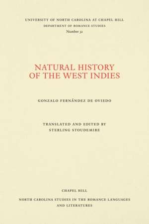 Natural History of the West Indies de Sterling A Stoudemire