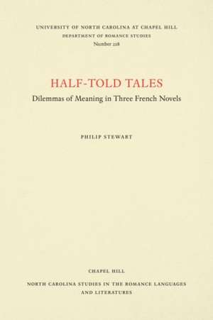 Half-Told Tales de Philip Stewart