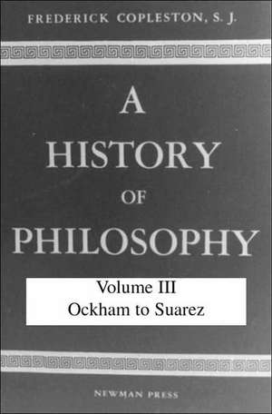 A History of Philosophy de Frederick Copleston