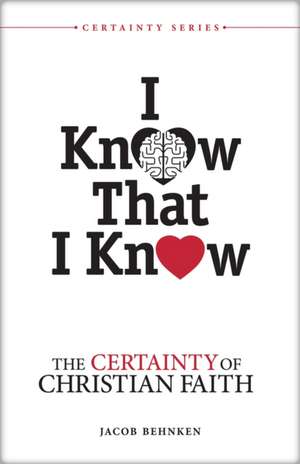 I Know That I Know de Jacob Behnken