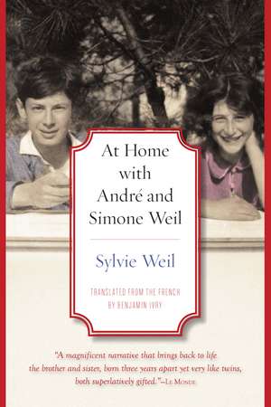 At Home with André and Simone Weil de Sylvie Weil