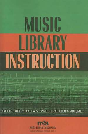 Music Library Instruction