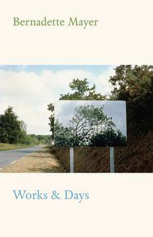 Works and Days de Bernadette Mayer