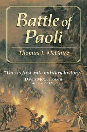 Battle of Paoli de Thomas J. McGuire