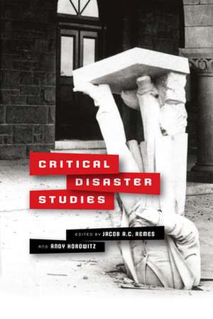 Critical Disaster Studies de Jacob A.c. Remes