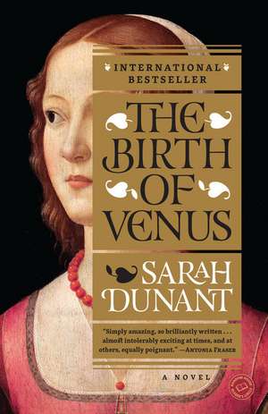 The Birth of Venus de Sarah Dunant