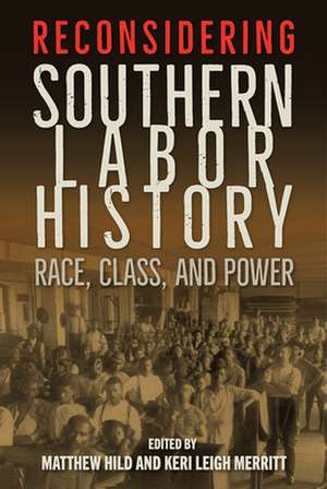 Reconsidering Southern Labor History de Matthew Hild